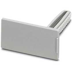 Klemmenleisten-Kennzeichnungsträger für Endhalter grau 