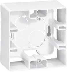 Aufputz-Gehäuse 1-fach Niloe ultraweiß 