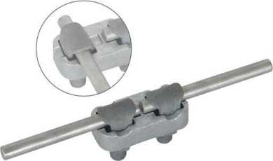 KS-Verbinder St/tZn Rd. 7-10 mm 2-teilig 