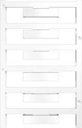 Gruppenmarkierer Klemmenmarkierer MultiCard 33,3 x 8 mm Polyamid weiß 