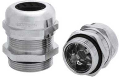 Kabelverschraubung aus Messing vernickelt metrisch 