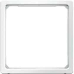 Adapterring für Zentralstück 50 x 50 mm Q.1 polarweiß samt 