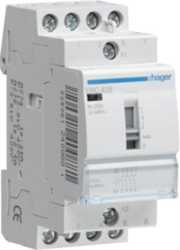 Installationsschütz für Reiheneinbau 25 A 4S 230 V Handschaltung 