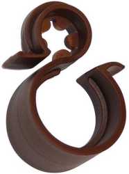 SBC Schnabl Baustahlgitter Clip braun 