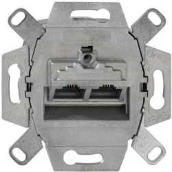 Unterputz Universal Datendose ohne Abdeckung KAT6 a 2xRJ45 