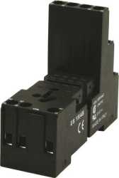 Stecksockel zur Montage der Miniaturrelais 