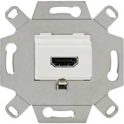 Unterputz HDMI Anschlussdose reinweiß 