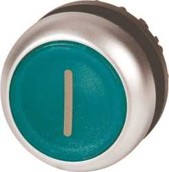 Leuchtdrucktaste flach grün 