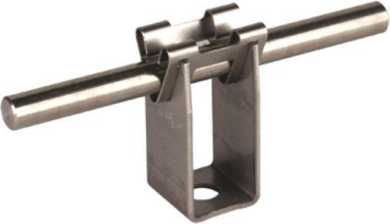 Leitungshalter DEHNgrip NIRO Ø 8mm Bauhöhe: 32 mm 