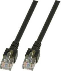 Patchkabel RJ45 SF/UTP Kat.5e umspritzt 2,0m schwarz 