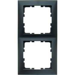 Abdeckrahmen 2-fach S.1 anthrazit matt 