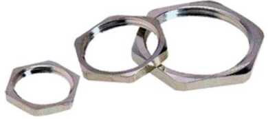 Messing vernickelt Gegenmutter 16x1,5 