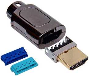 HDMI Stecker vergoldete Kontakte 