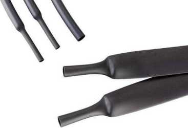 Schrumpfschlauch mittelwandig 50 - 16mm/L=1m mit Kleber 