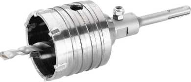 SDS-Plus-Schlagbohrkrone 82mm Länge 80mm SW12 M16 