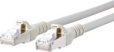 Patchkabel Kat6A 10GB_T AWG26 2RJ45 SFTP LS0H grau 0,5 m 