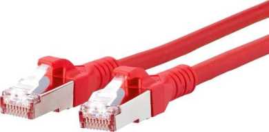 Patchkabel Kat6A 10GB_T AWG26 2RJ45 SFTP LS0H rot 0,5 m 