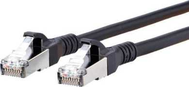 Patchkabel Kat6A 10GB_T AWG26 2RJ45 SFTP LS0H schwarz 3,0 m 
