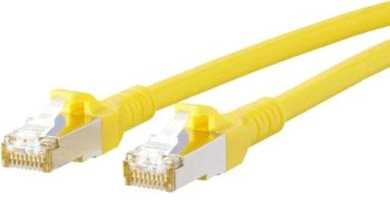Patchkabel Kat6A 10GB_T AWG26 2RJ45 SFTP LS0H gelb 15,0 m 