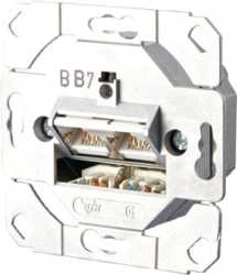Kommunikationsanschlussdose E-DAT C6A 2 Port UP0 