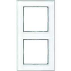 2-fach Glasrahmen 84 x 115 mm alpinweiß 