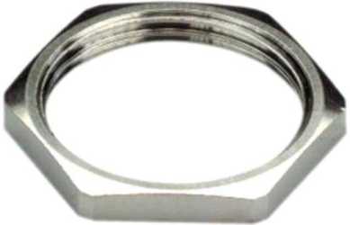 Gegenmutter Kabelverschraubung M63 x 1,5 Messing / Vernickelt 