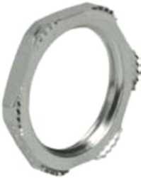 Gegenmutter Kabelverschraubung EMV M40 x 1,5 Messing / Vernickelt 