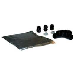 Set T-Abzweig inkl. 3 Verschraubungen, Klemmen und Gießharz 