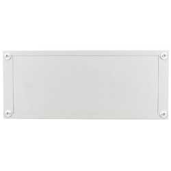 Frontplatte Stahlblech-Rahmen mit Kunststoffeinsatz 1200 x 500 mm 