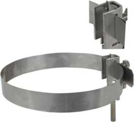 BS-Bandrohrschelle mit Zacken Rohrdm 26,9-165mm NIRO 