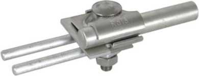 Fangstangenklemme f. DM 16mm Rd 2x8-10 mmAluminium 
