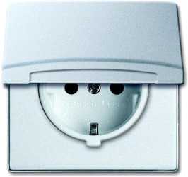 Unterputz Steckdose Allwetter 44 mit Klappdeckel 