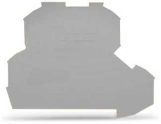 Abschluss- und Zwischenplatte 0,8 mm dick grau 