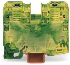 2-Leiter-Schutzleiterklemme 6 - 35 mm² grün-gelb 