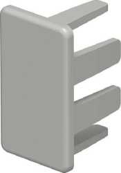 Endstück halogenfrei 60x90mm PC/ABS reinweiß RAL 9010 