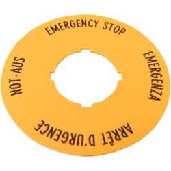 Not-Halt Schild viersprachig M22-XAK11 