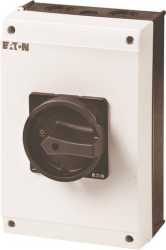 Hauptschalter 3-polig schwarz 