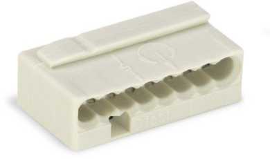 MICRO-Verbindungsdosenklemme 8-Leiter-Klemme 8-polig lichtgrau 