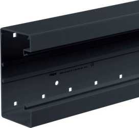 Brüstungskanal-Unterteil PVC 65x130 grafitschwarz BRP6513019011 