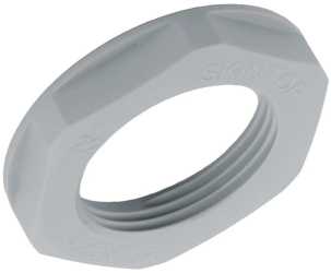 Skintop Gegenmutter M32x1,5 silbergrau RAL7001 