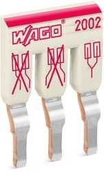 Schachtelbrücker 25A isoliert 3-fach Serien 2002 und 2003 lichtgrau 