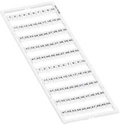 Klemmenbeschriftung fortlaufende Ziffern 1 - 50 2x 