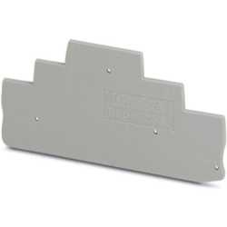 Abschlussdeckel grau (LxBxH) 102,2 x 2,2 x 50,2 mm D-PT 2,5-3L 