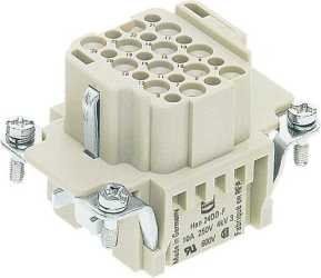 Han DD Buchseneinsatz 24-polig Crimpanschluss 250V / 10A 