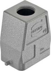 Han 6B Tüllengehäuse gerader Kabelausgang Zinkdruckguss Längsbügel 