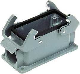 Han 24B Sockelgehäuse Zinkdruckguss Querbügel 