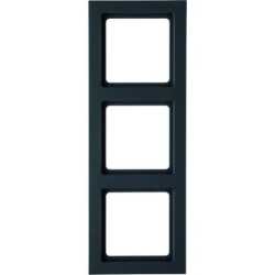 3-fach Rahmen Q.3 anthrazit samt 