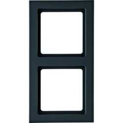 2-fach Rahmen Q.3 anthrazit samt 