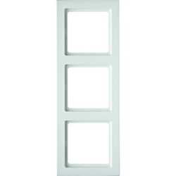 3-fach Rahmen Q.3 polarweiß samt 