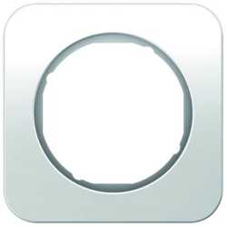 1-fach Rahmen R.1 polarweiß glänzend 